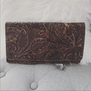 Leather Clutch ❤️